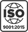 ISO 9001:2015 quality management system certification mark